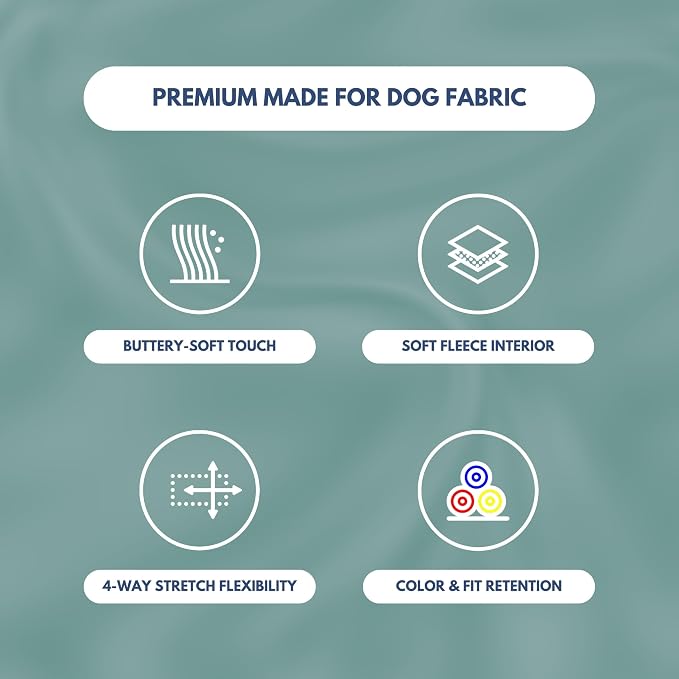 Spark Paws Dog Hoodie – Premium Dog Sweater for Small, Medium, and Large Dogs | Warm Outfits for French Bulldogs, Pitbull, Puppy, Winter Jacket Alternative - Teal - S