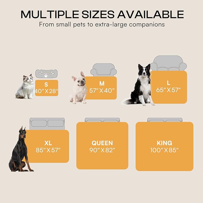 Waterproof Pet Blanket, Liquid Pee Proof Dog Blanket for Sofa Bed Couch, Reversible Sherpa Fleece Furniture Protector Cover for Small Medium Large Dogs Cats, Dark Gray Medium（57" x 40"）