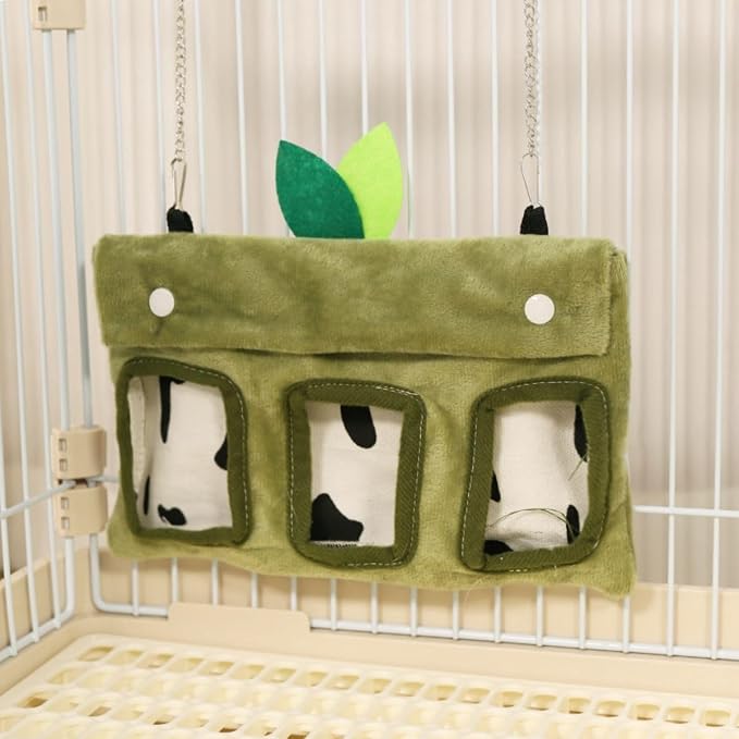 Rabbit Hay Feeder Bag, Guinea Pig Hay Feeder Storage,Sack Hay Bag Feeding Bag Hay Feeder Storage for Chinchilla Hamsters Rabbit Guinea Pig Small Animals