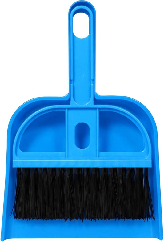 POPETPOP Mini Broom and Dustpan Set - Cage Cleaner for Guinea Pigs, Hedgehogs, Hamsters, Chinchillas, Rabbits, Reptiles - Guinea Pig Cage Cleaner Desk Cleaning Brush (Random Color)