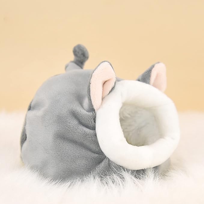 Guinea Pig Bed 3 Pack Cozy Small Animal Hideouts Washable Fleece Rabbit House Winter Warm Sleeping Bedding Cage Accessories for Bunny Hamster Squirrel
