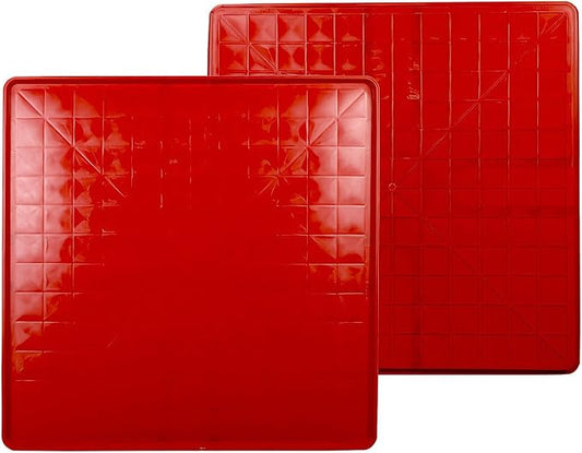 2pcs Plastic Bottom Pan for Pet Cages Crates Kennels Dogs Cat Rabbit Ferret Critter Multi Purpose Leakproof Tray red 70 * 70cm