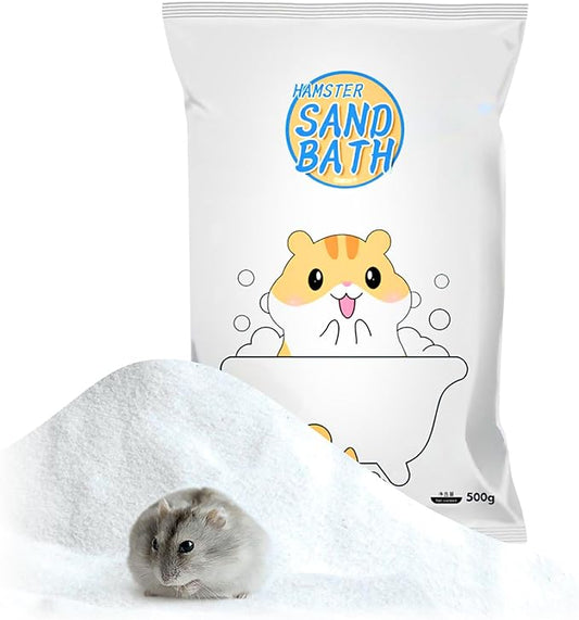 Hamster Bath Sand,SilicaSand,Sand Hamsters Bedding,Dust Free Sand for Hamster Mice and Small Animals (1.1, Pounds)