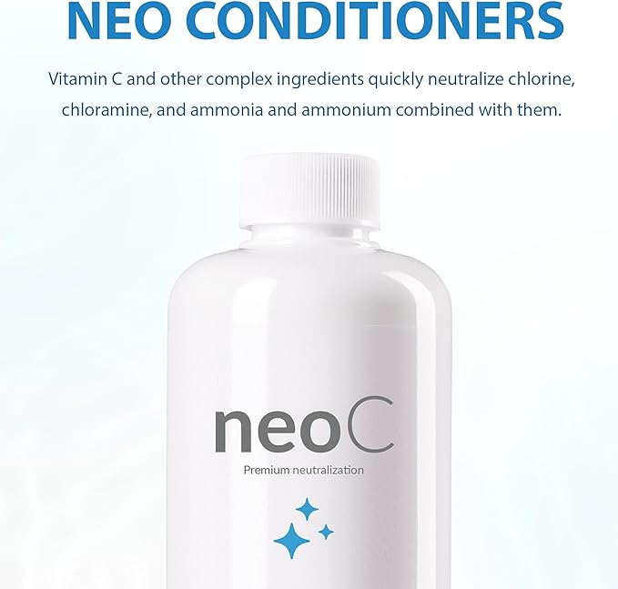Aquario Neo C – Ammonia Neutralizer for Fish Tank and Chlorine Remover, Liquid Conditioner for Freshwater Fish Tank, Enhances Fish Health - Water Conditioner for Aquarium Tank - 1000ml