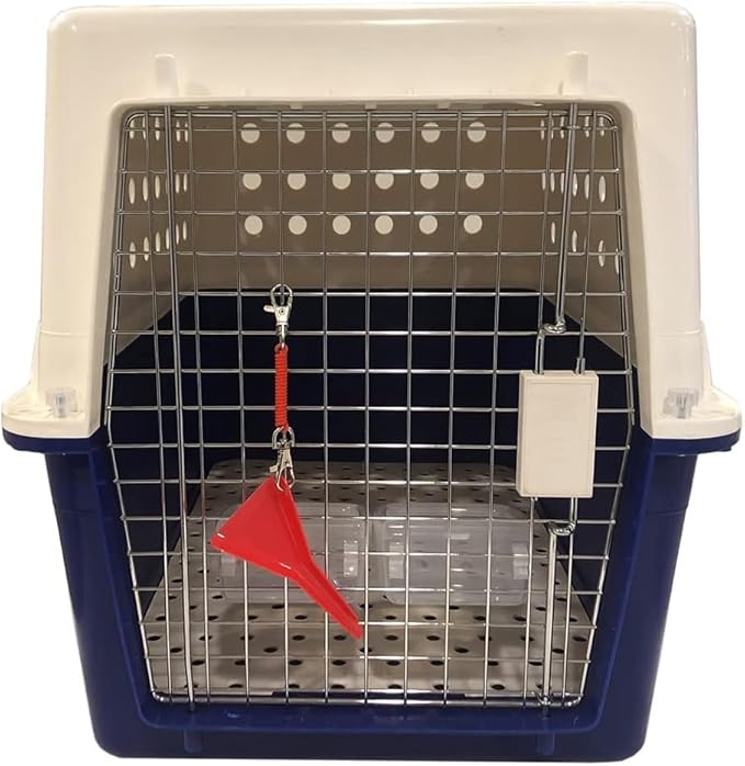 DryFur Hook On Pet Carrier Door - Water Funnel Spout - Guides Water into Dish (Green)