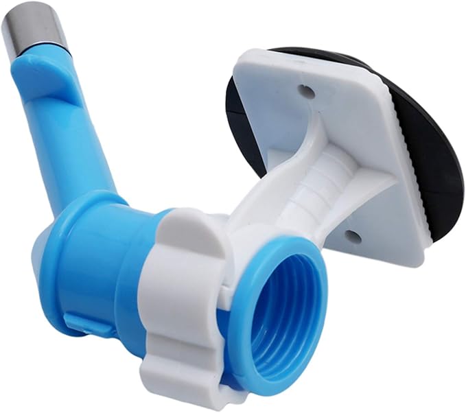Sevenfly 1Pcs Pet Water Dispenser Nozzle Dogs Cats Water Feeder Nozzle No-Drip Water Dispenser Fountain Bottle Head Anti-Leaking Pet Hanging Drinking Nozzle, Blue
