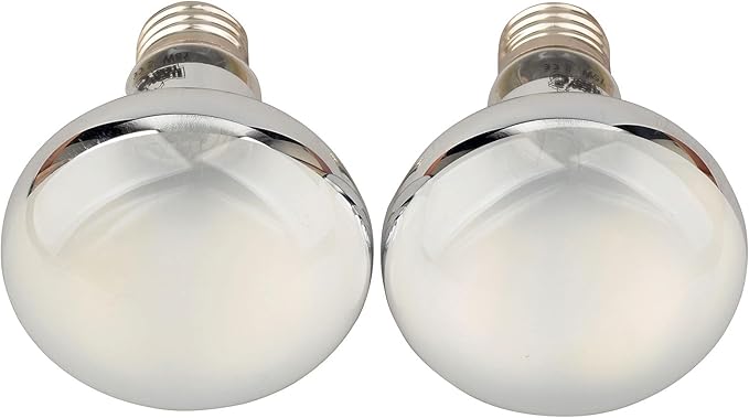 LUCKY HERP Reptile Basking Spot Lamp,Daylight Heat Bulb,2-Pack (75W)
