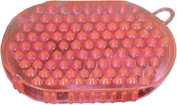 Tough 1 Rubber Jelly Massage Mitt Pink