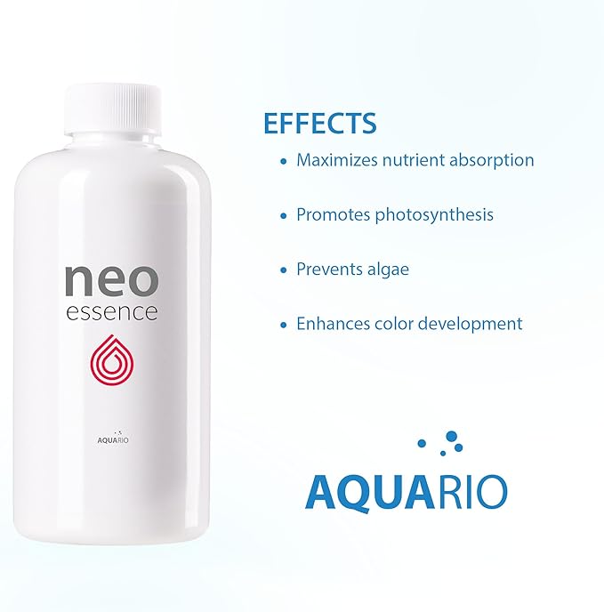 Aquario Neo Essence - Maximizes Fertilizer Absorption & Photosynthesis Enhancer for Aquariums | Promotes Plant Growth & Color Development - Water Conditioner for Aquarium Tank - 1000ml