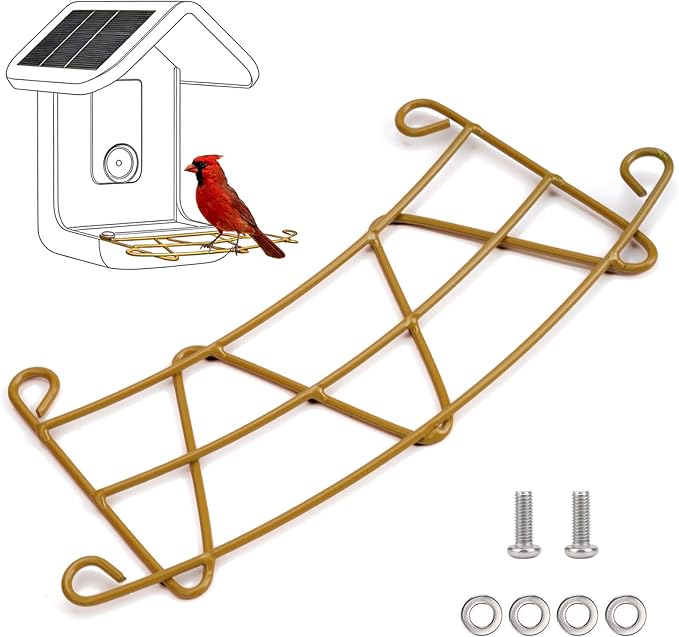Perch Extender for Bird Buddy Smart Bird Feeders, Durable BirdBuddy Add-on Accessory in Metal