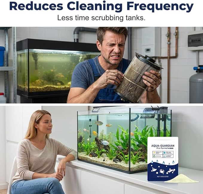 Aquatic Care Powder for Pond and Aquarium, 2026 New Aquarium and Ponds Water Cares, Easy Mix Water Care Support, Maintenance Friendly Pond Water, 100g (2)
