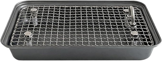Bunny Litter Box - Removable Litter Box, Reusable Training Pan, Stainless Steel Potty Trainer | Small Medium Animals Rabbits for Small Medium Animals Rabbits