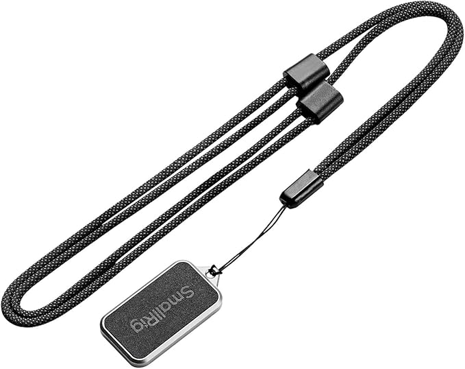 SmallRig Magnetic Mount for DJI Osmo Nano, for Insta360 GO 3S, with Neck Strap, Wrist Strap, Anti-Loss Hanging Hole Design, Neck Mount POV/Vlog Selfie