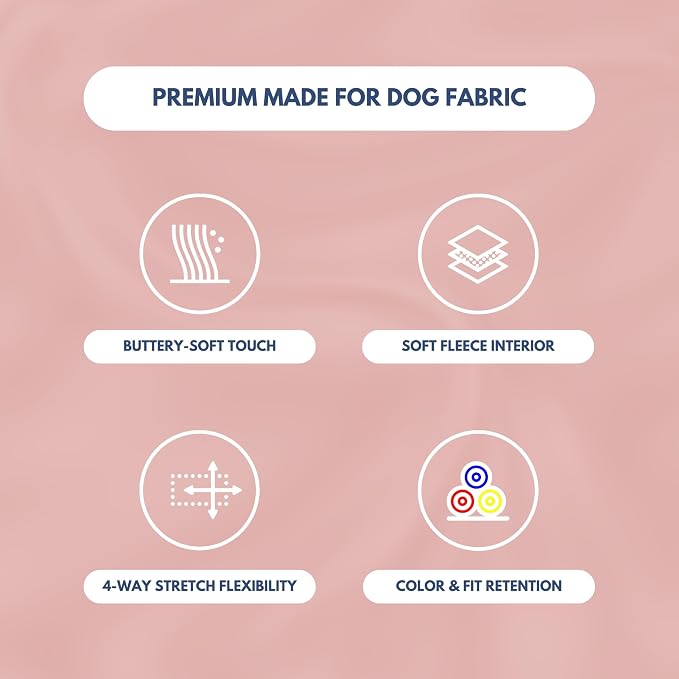 Spark Paws Dog Hoodie – Premium Dog Sweater for Small, Medium, and Large Dogs | Warm Outfits for French Bulldogs, Pitbull, Puppy, Winter Jacket Alternative - Dusty Pink - L