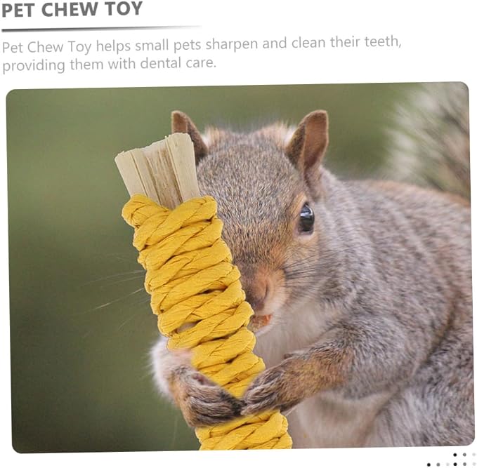 20pcs Small Animal Chew for Rabbits Guinea Pigs Hamsters Natural Wooden Sticks for Dental Care and Teeth Cleaning Safe Pet Chew Treats for Bunnies and Small Furry Pets