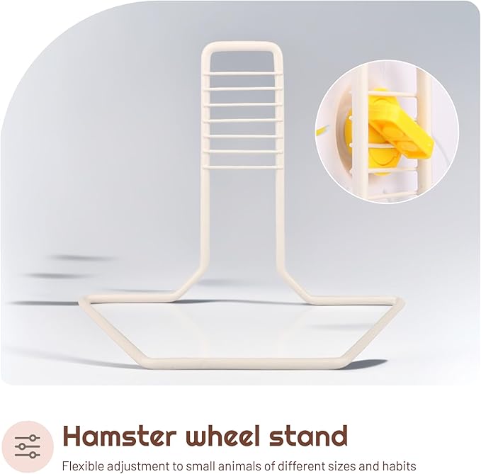 Running Wheel Bracket Hamster Wheel Stand Wheel Support Pet Supplies Hamster Exercise Wheel Holder for Hedgehog Small Animals