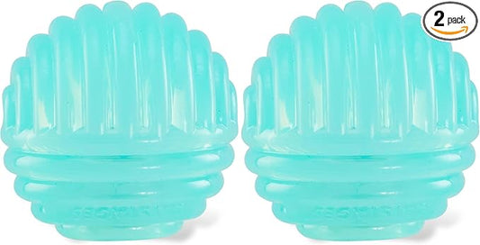 Catstages Ball Treat Stuffer Cat Toy – Interactive Treat Dispensing Ball for Cats, Mental Stimulation & Physical Exercise, Soft & Durable, Green (Pack of 2)