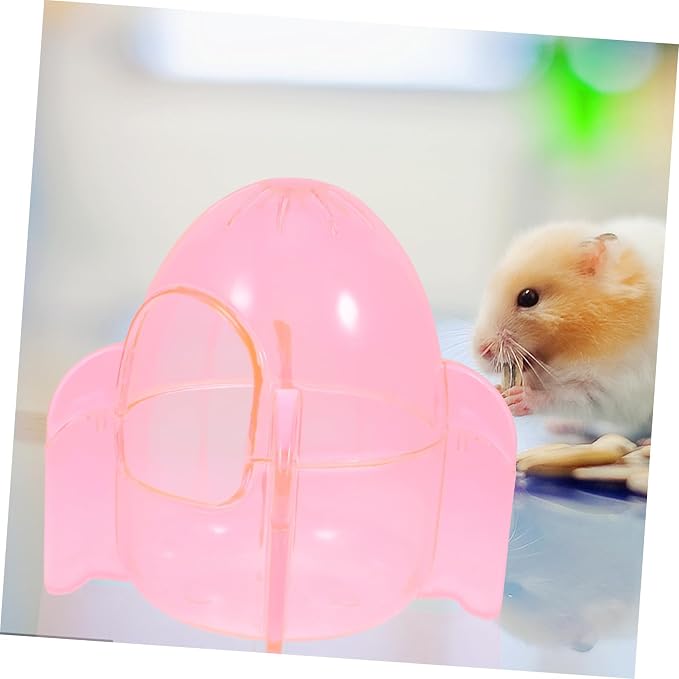 Hamster Bath Container Smooth Edges Multi-Functional Guinea Pig Bathtub for Small Pets Bathing and Cleaning Needs