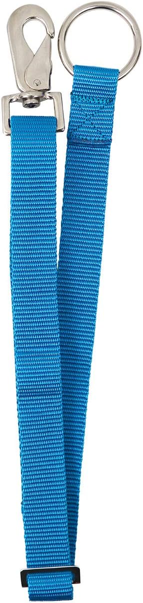 Derby Originals Heavy Duty Adjustable 30” Nylon Hanging Bucket Straps for Water and Feed Buckets - Available in 16 Colors and Patterns (Hurricane Blue)