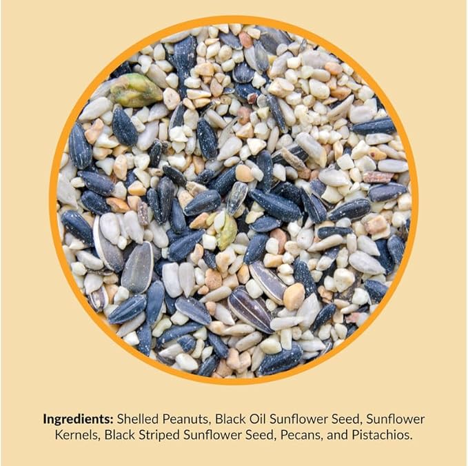 Lyric Chickadee Wild Bird Seed - Sunflower & Nut Premium Wild Bird Seed for Outside Feeders for Chickadees, Nuthatches & Titmice - 20 lb Bag