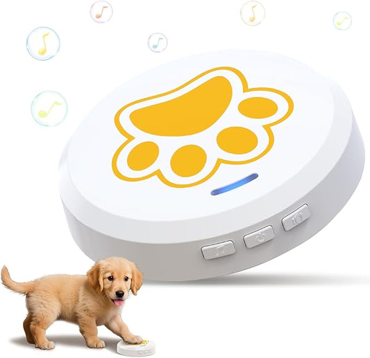 ChunHee Dog Bells to Go Outside - Bell for Dogs to Ring to Go Potty | Chew-Proof Dog Door Bell | 0-115dB Adjustable Volume & 28 Ringtones | Bells for Dog Training to Go Outside Without Barking