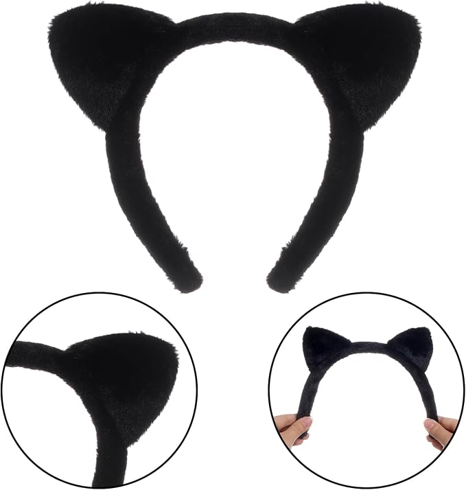 choyaxo Cat Costumes Including Cat Ears and Tail Necklace Paw Gloves Animal Costume