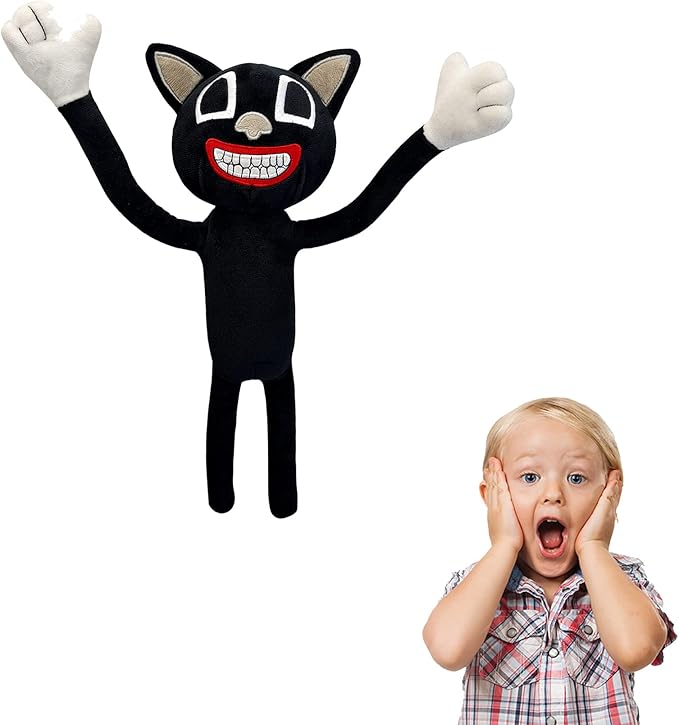 Monster Plush Stuffed Toys Limbs Movable Cartoon Cat and Dog Doll 13 inch, Plush Toys for Home Decoration The Best Gift for Halloween and Christmas Party Birthday Gift (Cartoon Dog)
