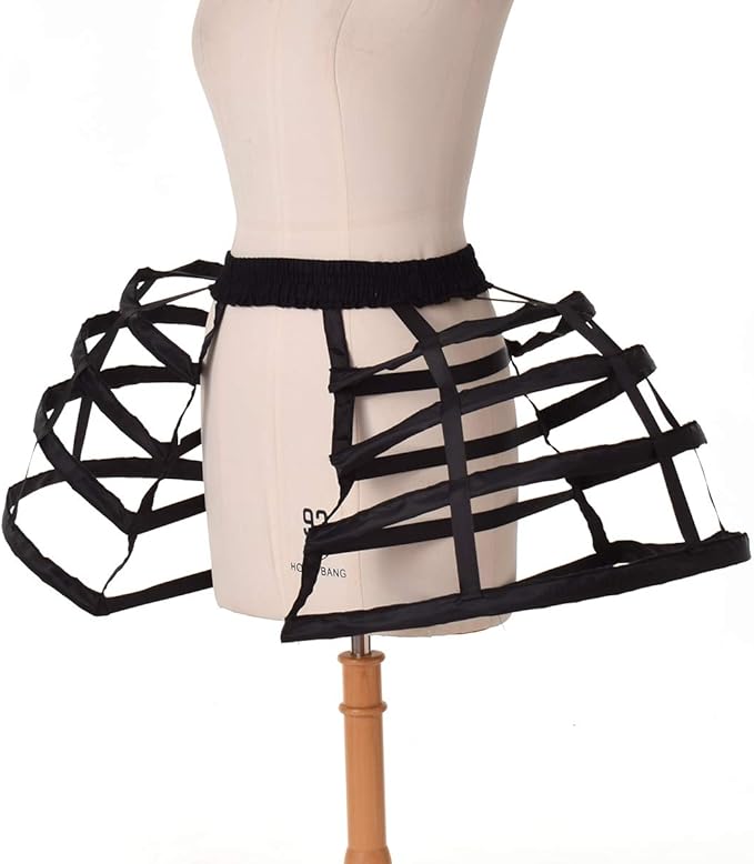 Pannier Petticoat Women Victorian Bustle Cages Hoop Skirt Cage Skirt for Women