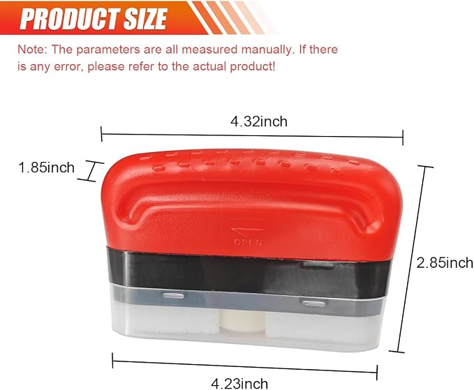 Automotive Oil Film Cleaning Brush - Reusable Glass Cleaning Board Car Windshield Glass Oil Film Remover Brush for Windows - Antifog Glass Coating for Windshield Improves Clarity and Visibility (4PCS)