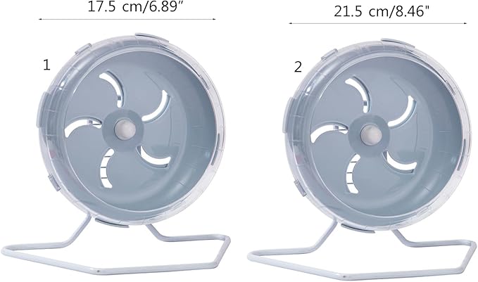 Hamster Wheel Cage Toy Running Wheel for Small Animal Playful Exercise Wheel Pet Habitat Decor for Hedgehogs Chinchillas Hamster Wheel, China red-21.5cm