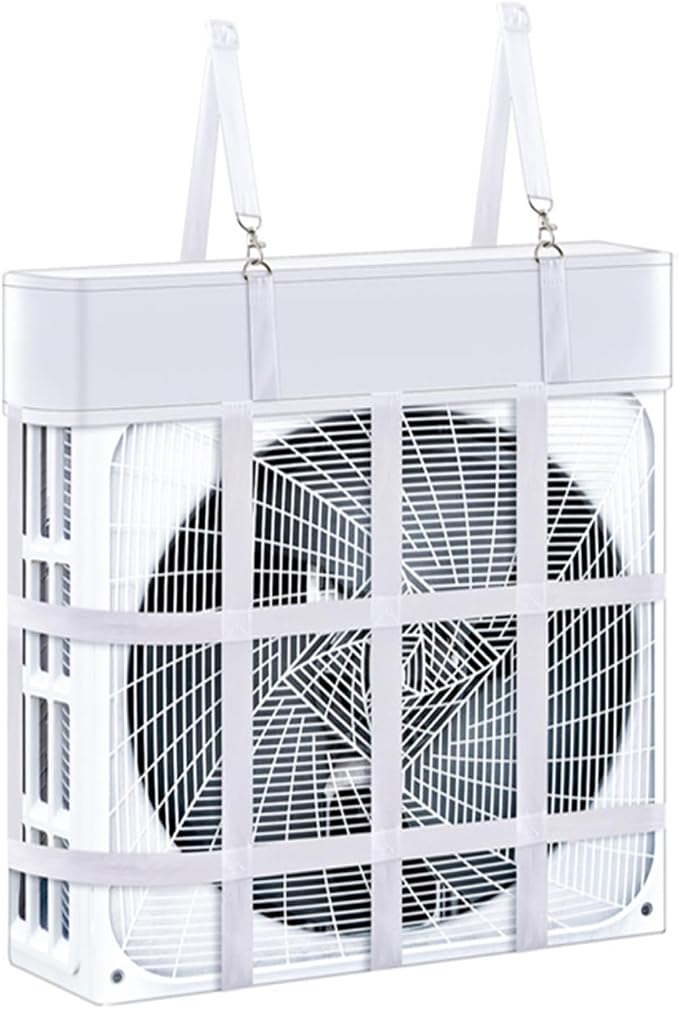 Tessco for you 1 Pcs Box Fan Holder Horse Stall Classic Fan Bag Hanging Web Holder Nylon Box Hay Bag Horse Accessories (White)