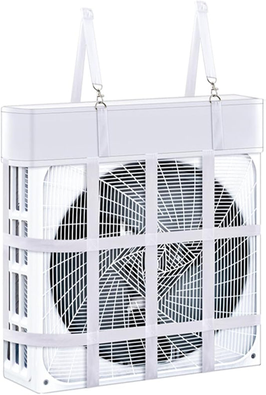 Tessco for you 1 Pcs Box Fan Holder Horse Stall Classic Fan Bag Hanging Web Holder Nylon Box Hay Bag Horse Accessories (White)