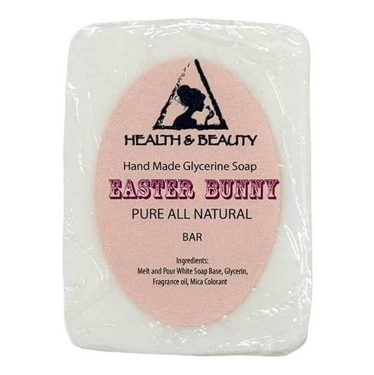 H&B Oils Center Co. Easter Bunny Basket Glycerin Soap Bar Easter Gift Favors Rabbit Soap Fresh Handmade All Natural Pure