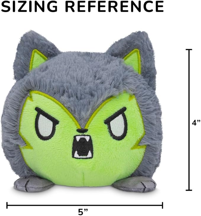 TeeTurtle Glow in The Dark Werewolf 4" Plushie - Halloween - Cute Kawaii Spooky Stuffed Animal