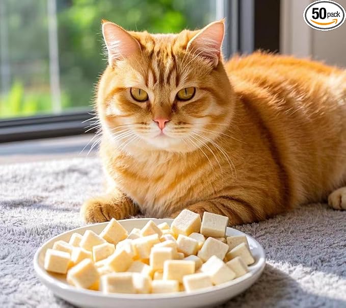 Fangool 1.76oz,Chicken Freeze Dried,Freeze-Dried Raw Chicken,Granules,Cat Treats Healthy Treats,High Protein