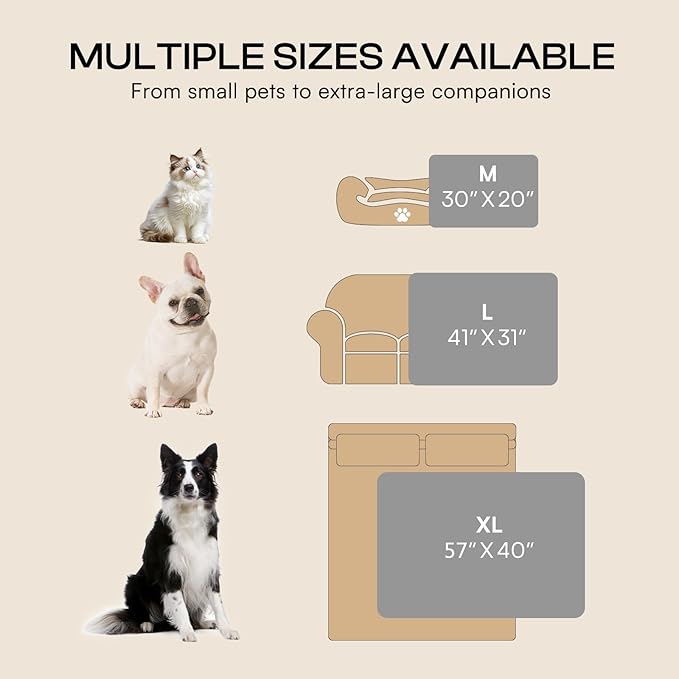 Luciphia Premium Soft Dog Blanket for Small Medium Large Dogs Washable 300GSM Fluffy Warm Fleece Puppy Cat Paw Print Pet Flannel Pcs2 Grey Paw M(30"x20")
