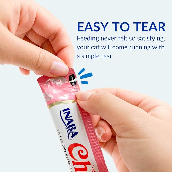 INABA Churu for Skin & Coat, Lickable, Squeezable Cat Treat with Omega Oils, Taurine and Vitamin E, 0.5 Ounces Each Tube, 24 Tubes, Chicken Recipe