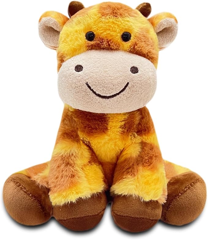 11" Giraffe Stuffed Animal Plush Toys for Girls and Boys, Cute Baby Giraffe Stuffed Animals, Plushie Party Favors for Kids, Soft Zoo Plush Toys for Birthday, Room Decorations