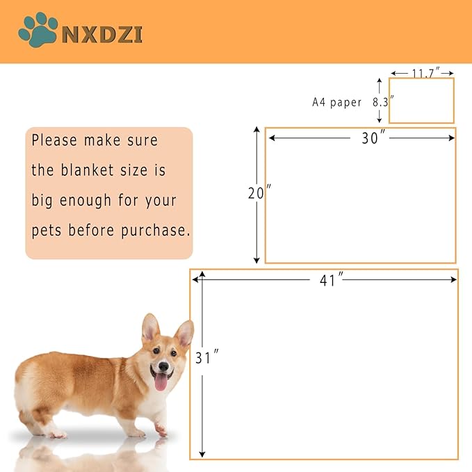 Dog Blankets for Small Dogs and Puppies, 3 Pack Washable Pet Blankets 30" x 20", Lightweight Soft Fleece Puppy Blanket for Crate, Kennel, Carrier, Bed, Cat Blanket