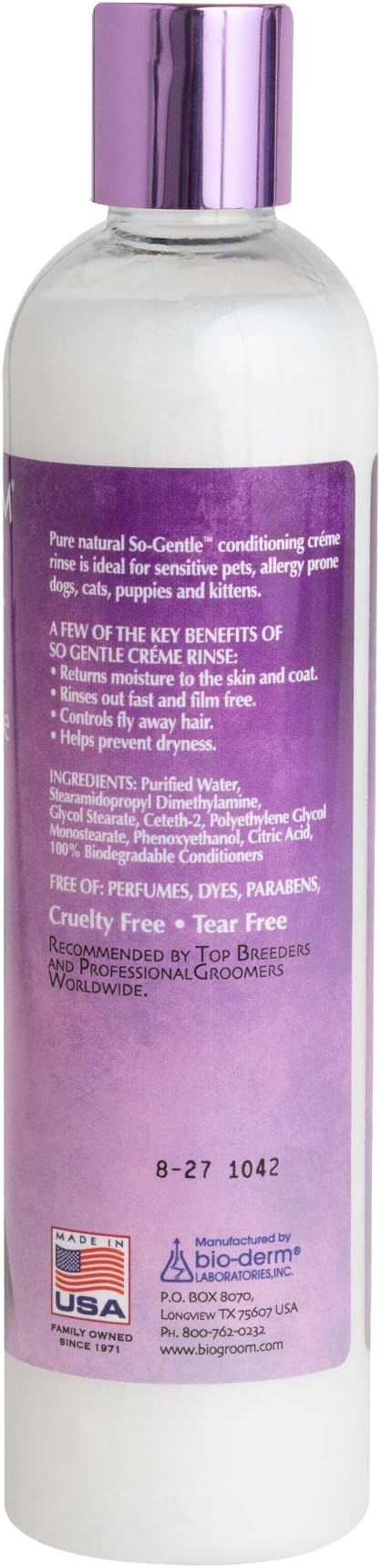 BIO-GROOM So-Gentle Conditioner - Hypo Allergenic (35012)