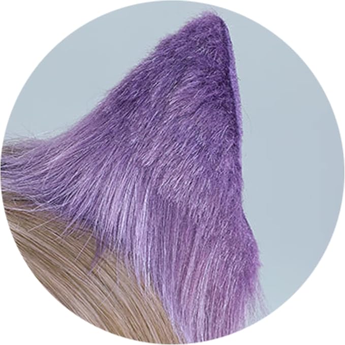 Faylay Women Dog Ear Headband Furry Animal Ear Hair Accessories