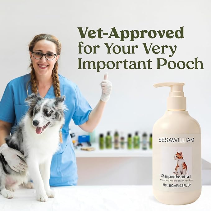 Small Animal Shampoo -Enriched,with Camomile Aloe Vera-Specially,Formulated for Dogs,Cats,Guinea Pigs,Other,Small Animals-for Health Shiny Coats,Vegan-Mild pH Neutral-300ml