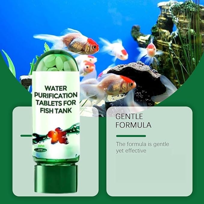 Water Purification Tablets for Fish Tank 2PCS