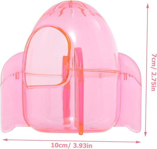 Hamster Bath Container Smooth Edges Multi-Functional Guinea Pig Bathtub for Small Pets Bathing and Cleaning Needs