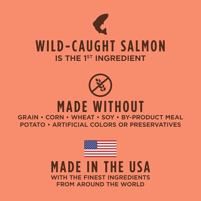 Instinct Original Dry Cat Food, Raw Coated Kibble, High Protein, Grain Free Recipe - Real Salmon, 10 lb. Bag