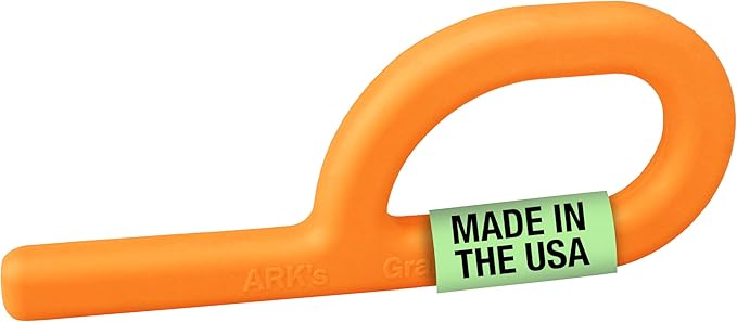 ARK Grabber Sensory Chew Tool, Sensory Toys for Kids and Adults, Chewy Fidget for Autism, ADHD, SPD, Anxiety, Medical-Grade Oral Motor Therapy Tools, XXT, Very Firm, Orange