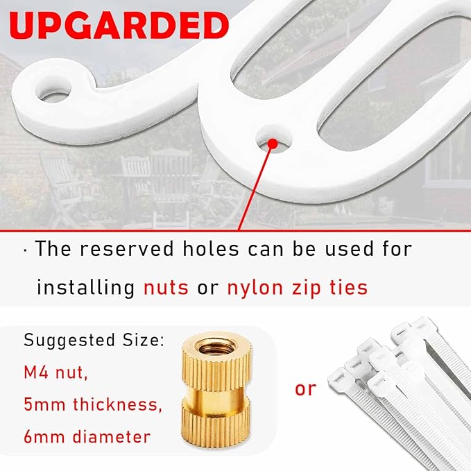 Upgraded Bird Perch for Bird Buddy Smart Feeder with Screws, Birds Feeder Extender Perch (White)