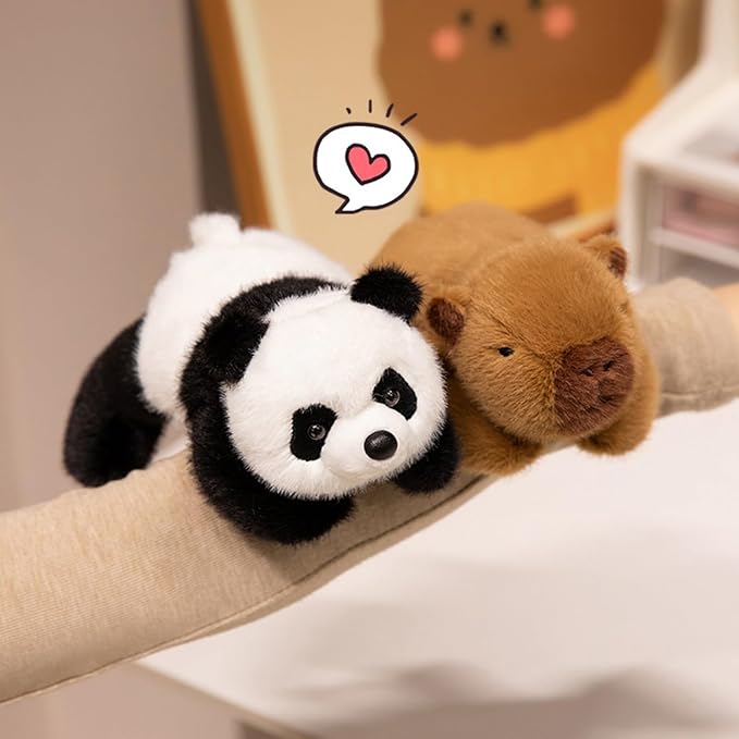 Ditucu Cute Palm-Sized Capybara Stuffed Animal Soft Capibara Plush Doll Small Plushies Toys Gifts for Kids Brown 7.8 inch