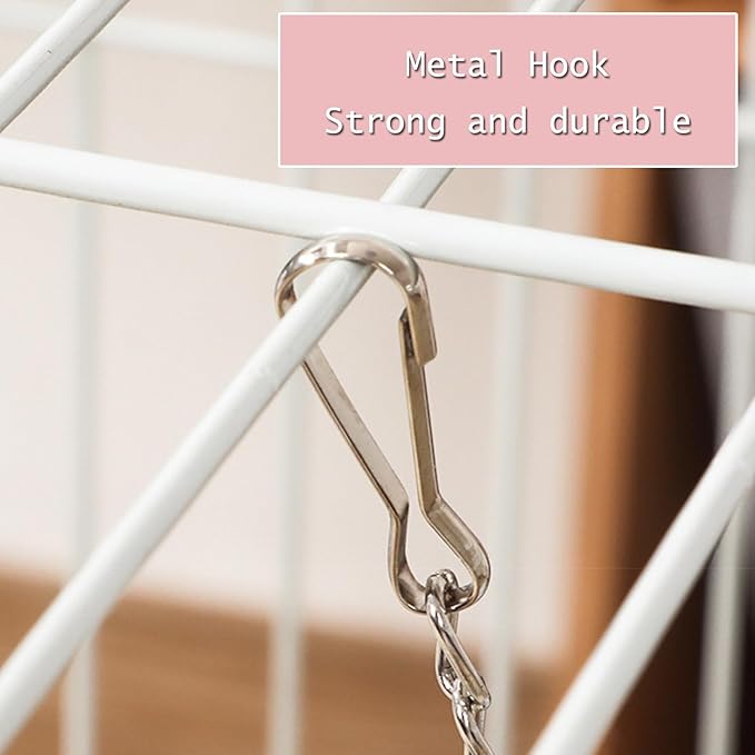SEIS Waterproof 2 Layers Sugar Glider Mesh Hammock Summer Hamster Sleeping Nest Small Animal Hanging Bed for Guinea Pig House Bedding Squirrel Rat (Pink, 7.9"x7.9")