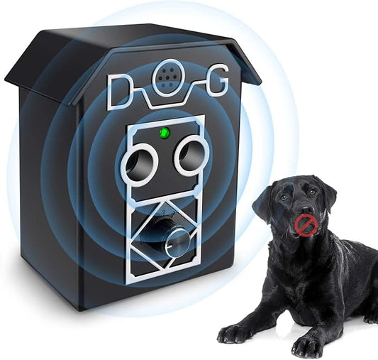 Anti Barking Device, 3 Adjustable Frequency Ultrasonic Dog Barking Deterrent Devices Pet Gentle Anti Barking Device Sonic Bark Control Device Stop Dog Barking Device Indoor Outdoor for Dogs Anti Bark